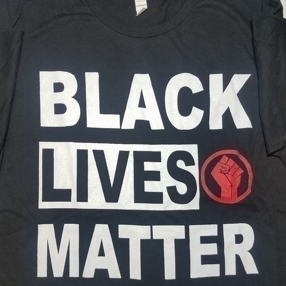 Black Lives Matter Visual Statement T-Shirt - Picture 1 of 5
